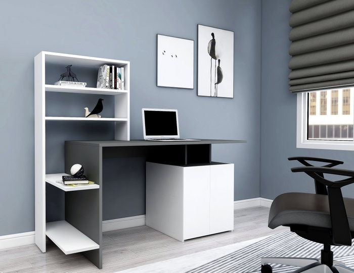Hanah Home Melis - Blanco, Antracita Hanah Home Melis - Blanco, Antracita